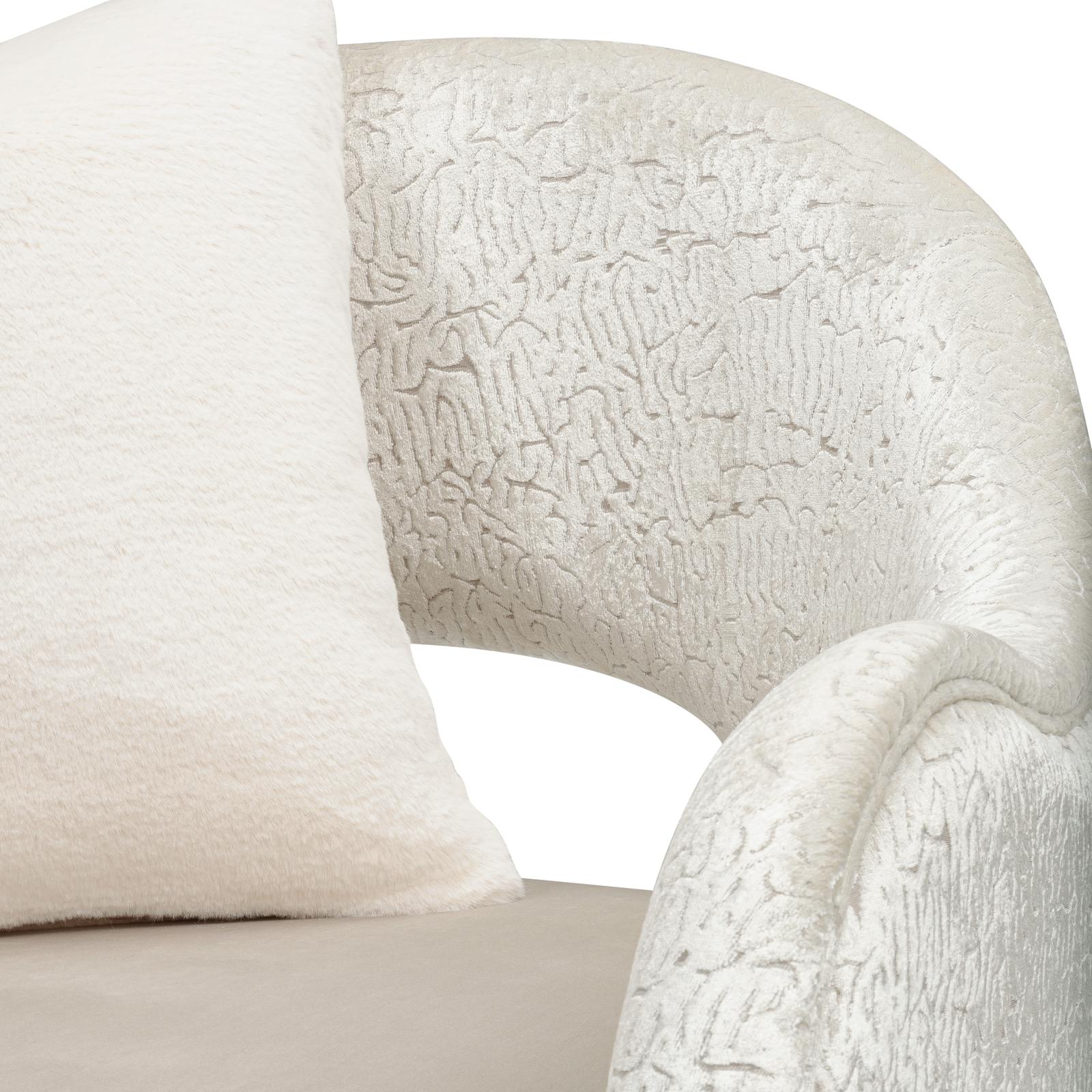 Yvette Accent Chair - Porcini/Medium Champagne - Image 11