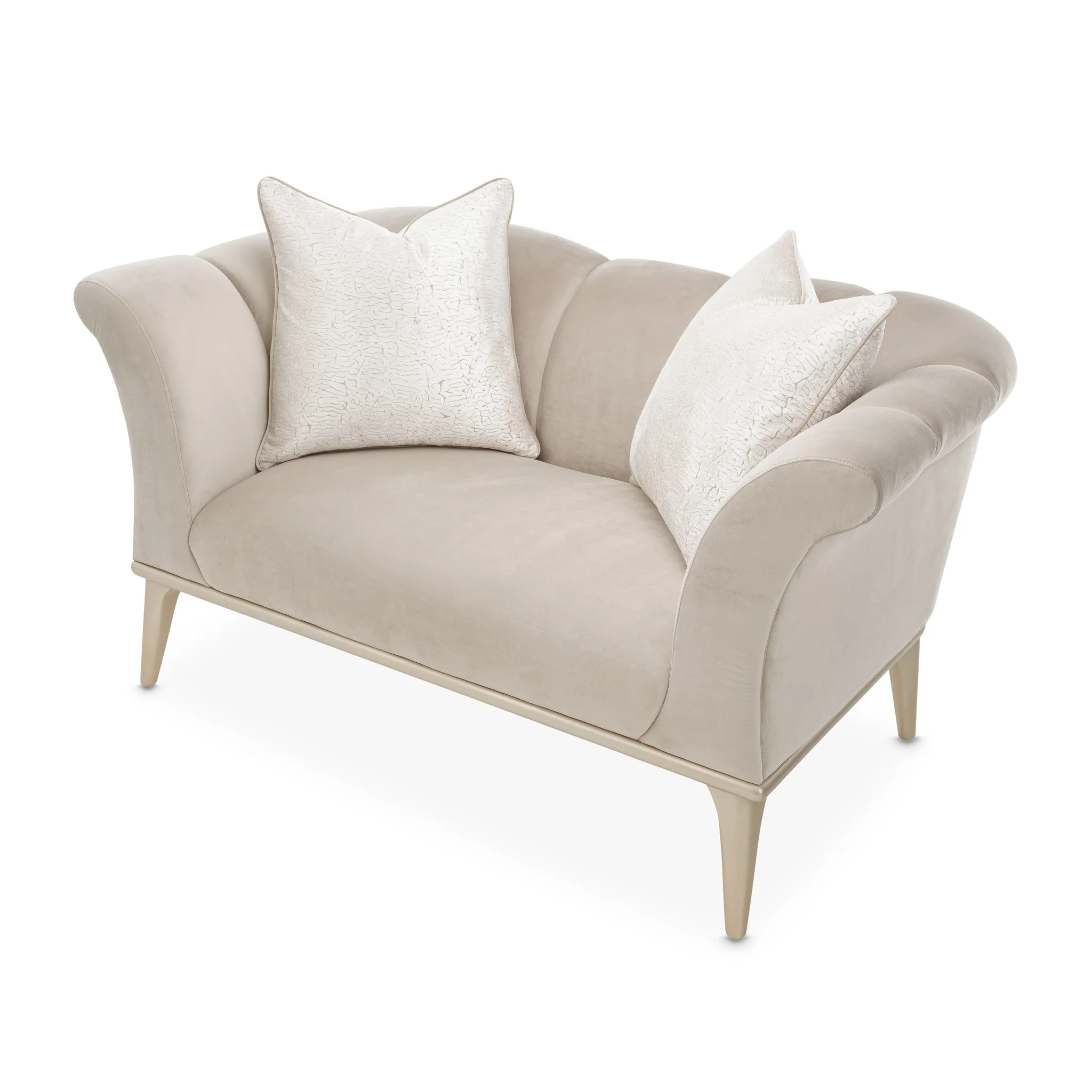 Yvette Chair and a Half - Porcini/Medium Champagne - Image 14