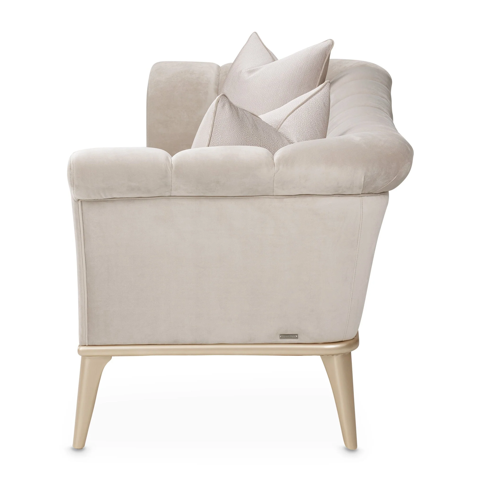 Yvette Sofa - Porcini/Medium Champagne - Image 4