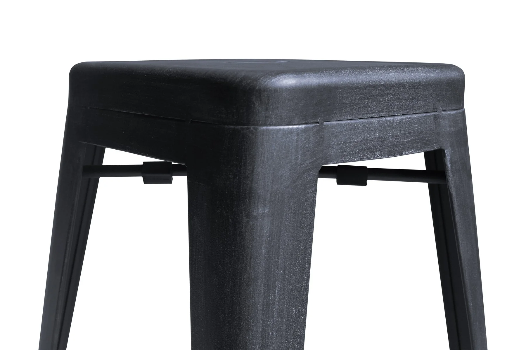 Zed Industrial 26" Counter Height Backless Barstool in Industrial Gray - Image 4