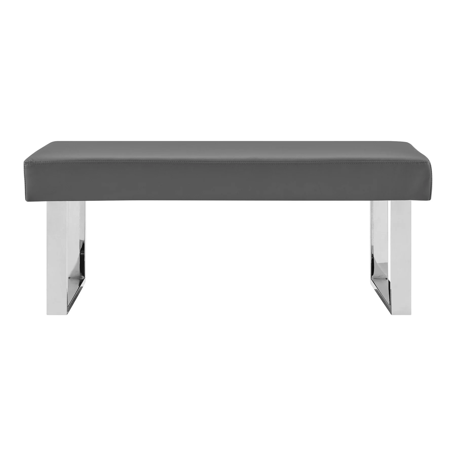 Zenith and Amanda 3 Piece Gray Rectangular Dining Set - Image 4