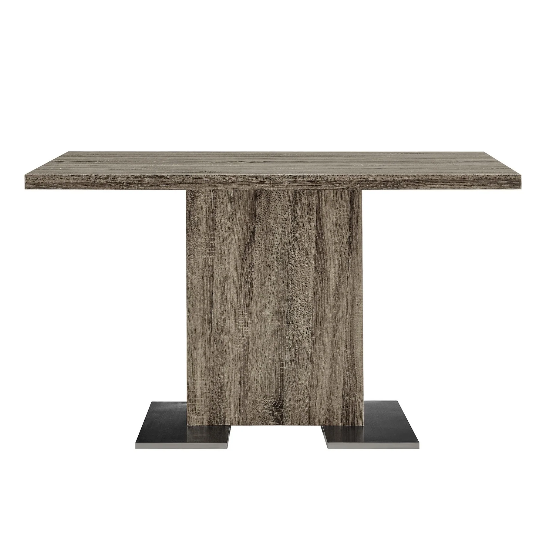 Zenith and Amanda 3 Piece Gray Rectangular Dining Set - Image 5