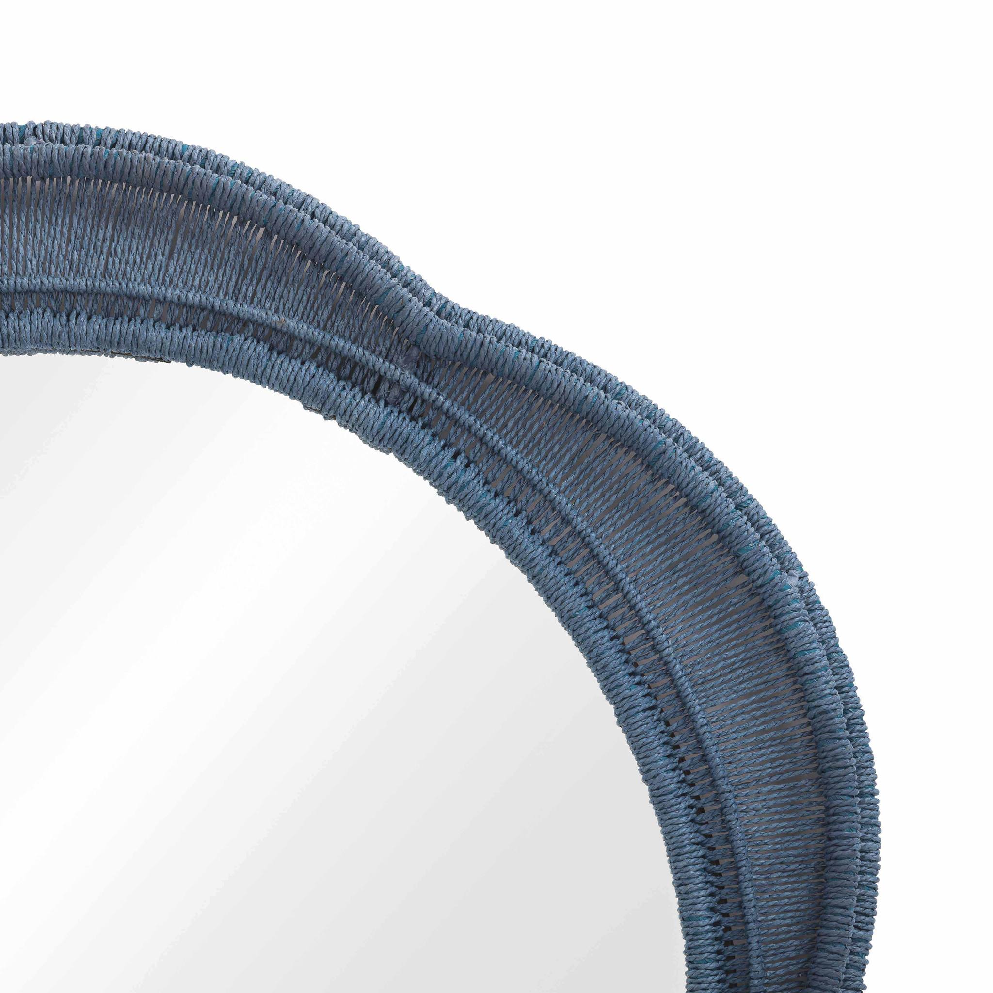 Zeva Blue Wall Mirror - Image 5