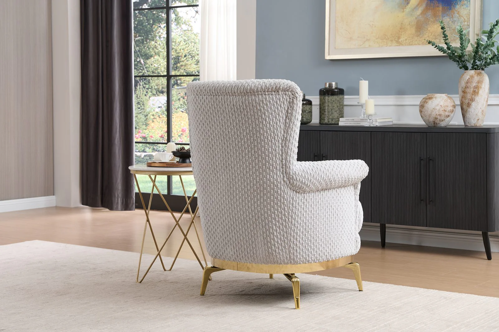 Zoe Chair Gray - Image 3