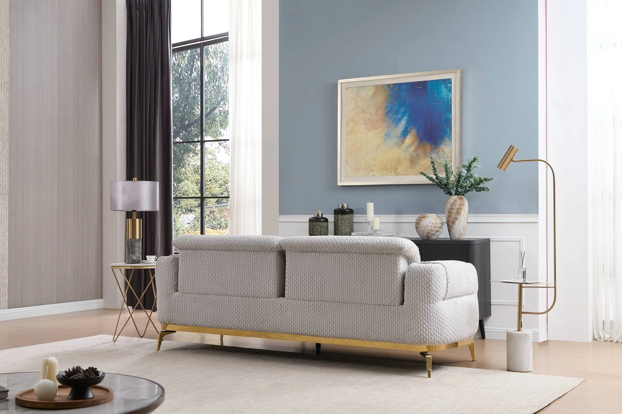 Zoe sofa Gray - Image 3