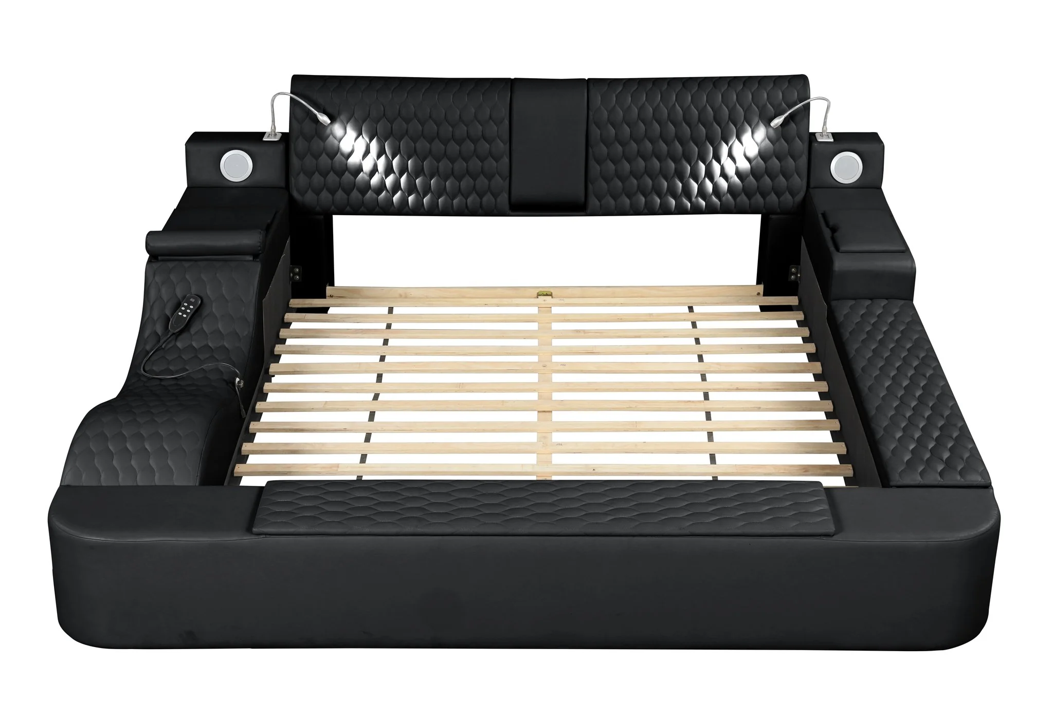 Zoya King Bed Black - Image 12