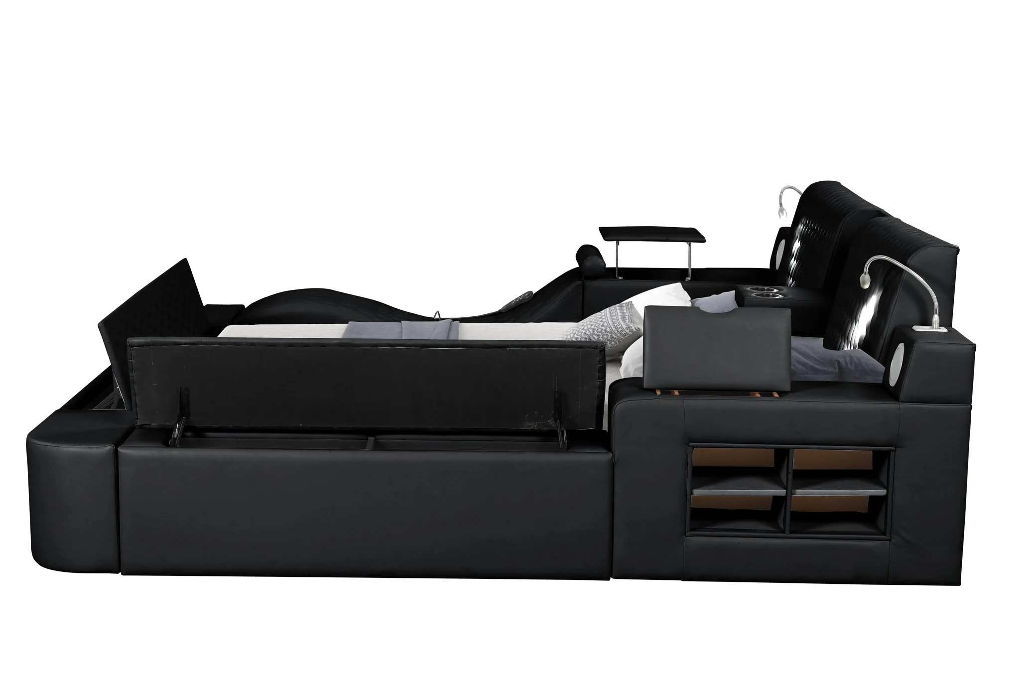 Zoya Queen Bed Black - Image 8
