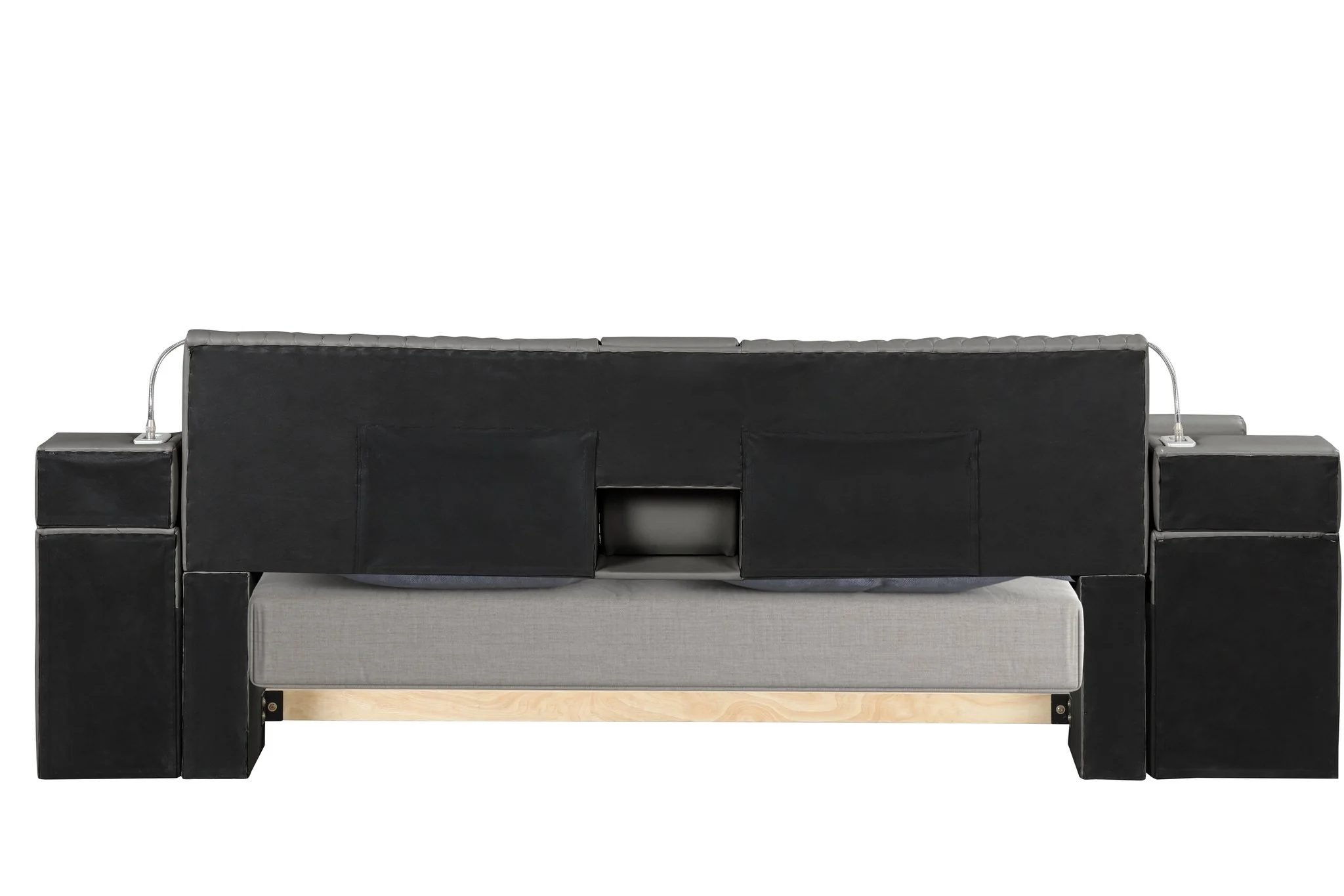 Zoya Queen Bed Gray - Image 11