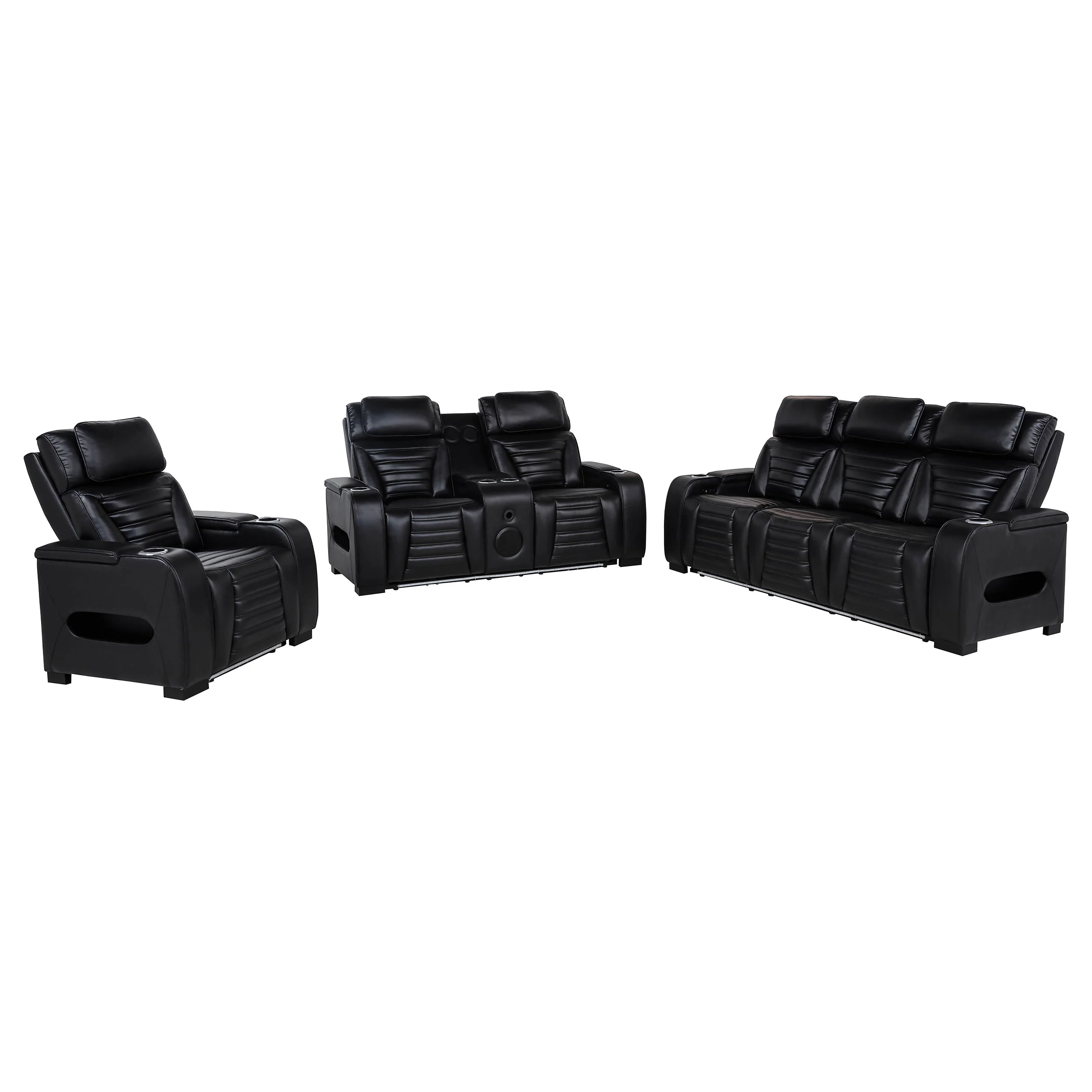 Zuma Dual Power Reclining Sofa Set - Image 20