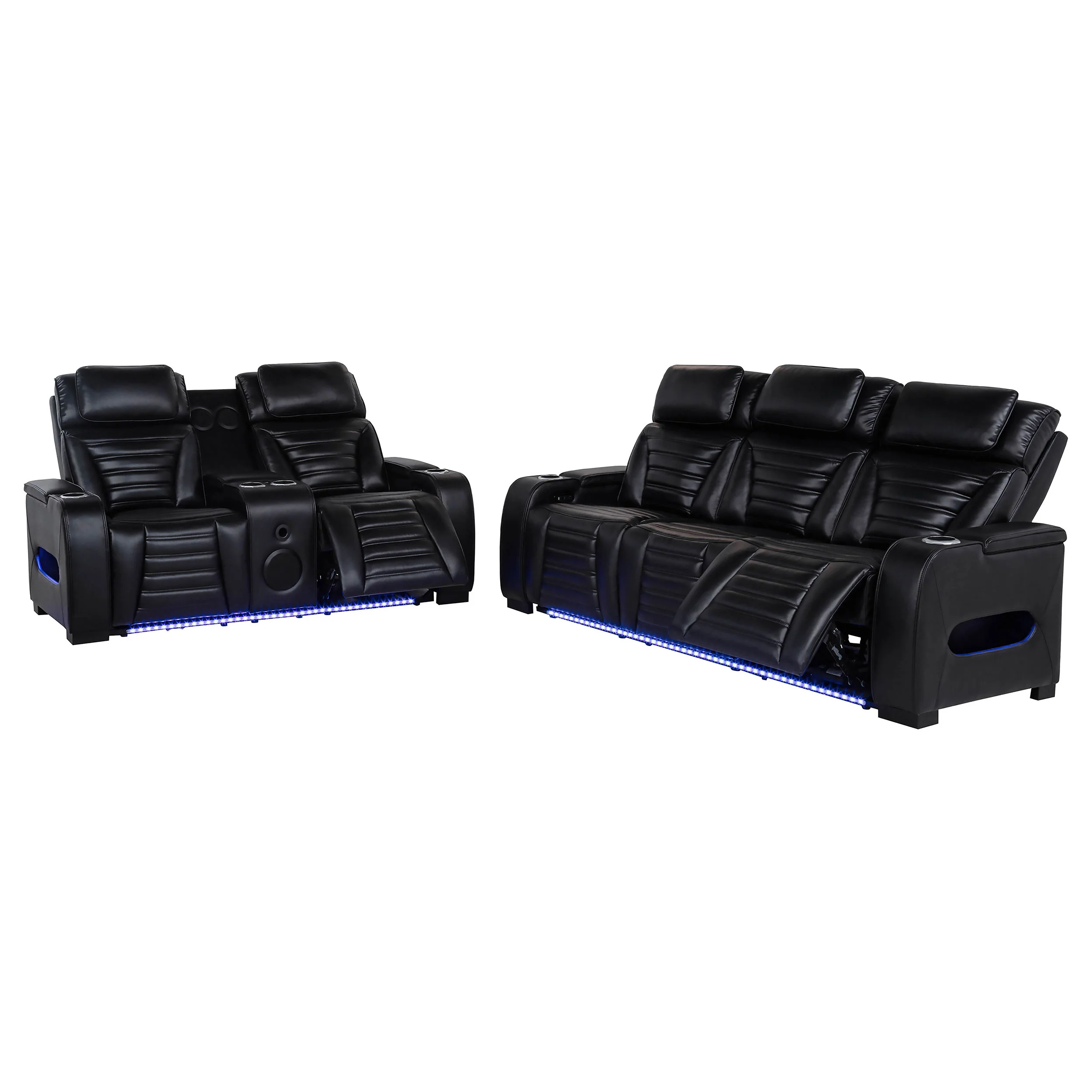 Zuma Dual Power Reclining Sofa Set - Image 4